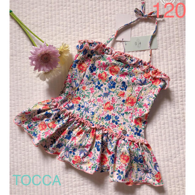 TOCCA(トッカ)の新品♡tocca お花柄 水着 120 キッズ/ベビー/マタニティのキッズ服女の子用(90cm~)(水着)の商品写真