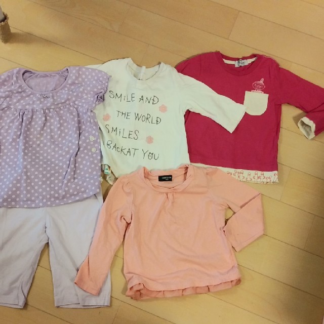 Branshes(ブランシェス)の女の子　100㎝まとめ売り キッズ/ベビー/マタニティのキッズ服女の子用(90cm~)(Tシャツ/カットソー)の商品写真