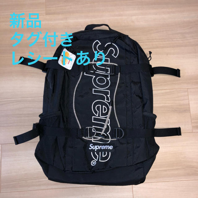 新品 シュプリーム バッグパック バッグ 黒 supreme bagpack