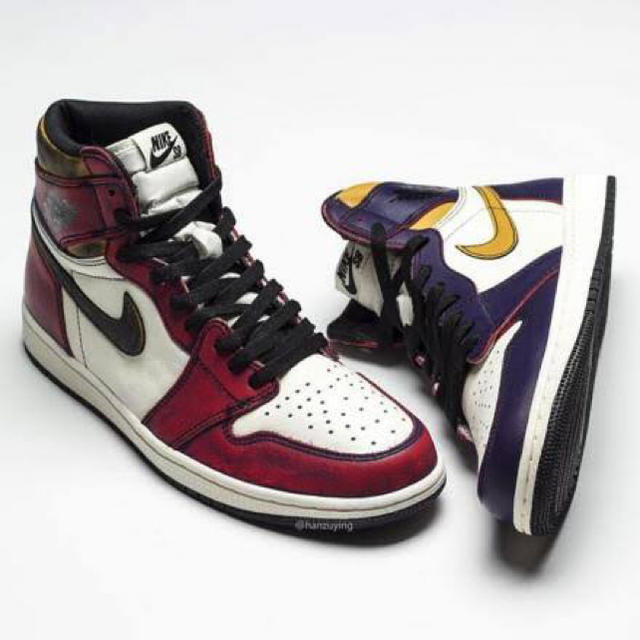 NIKE(ナイキ)の25.5cm ☆ nike sb air  jordan 1 lakers メンズの靴/シューズ(スニーカー)の商品写真