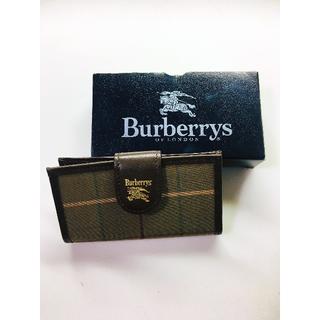 バーバリー(BURBERRY)の【未使用】Burberry　キーケース　ヴィンテージ 本革(キーケース)