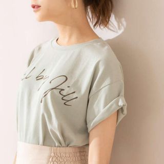 ジルバイジルスチュアート(JILL by JILLSTUART)のJILL by JILLSTUART ビッグロゴTシャツ グリーン 美人百花掲載(Tシャツ(半袖/袖なし))