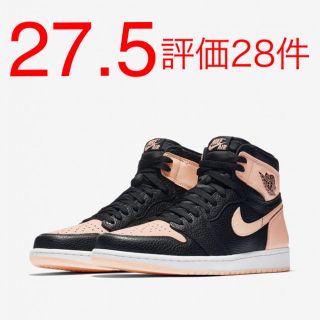 ナイキ(NIKE)の【27.5】JORDAN 1 OG BLACK CRIMSON TINT(スニーカー)