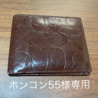 コーチ(COACH)の正規品 コーチ二つ折り財布(メンズ)(折り財布)