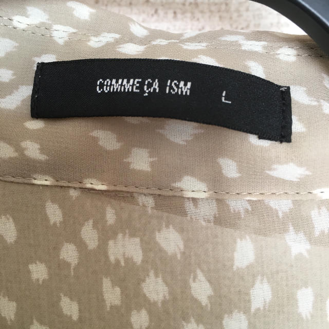 COMME CA ISM(コムサイズム)のコムサイズム  シースルーシャツ レディースのトップス(シャツ/ブラウス(長袖/七分))の商品写真