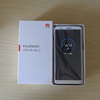 アンドロイド(ANDROID)の[SIMフリー]　HUAWEI nova lite2 ゴールド(スマートフォン本体)