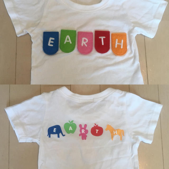 earth music & ecology(アースミュージックアンドエコロジー)のアース ミュージック&エコロジー しかけTシャツ 80センチ キッズ/ベビー/マタニティのベビー服(~85cm)(Ｔシャツ)の商品写真