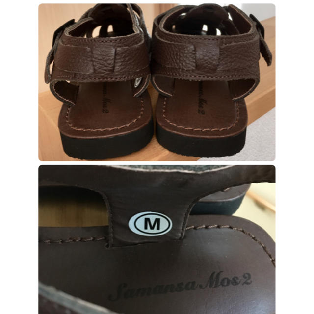 SM2(サマンサモスモス)の【未使用】SM2 レザーメッシュサンダル  レディースの靴/シューズ(サンダル)の商品写真