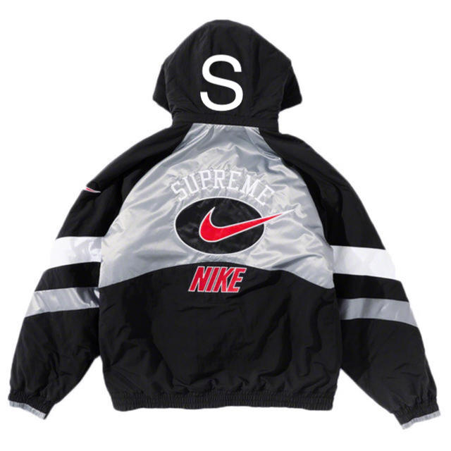 Supreme Nike Hooded Sport Jacket 銀Sナイロンジャケット