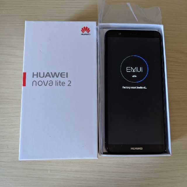[SIMフリー]　HUAWEI nova lite2 ブルースマートフォン/携帯電話