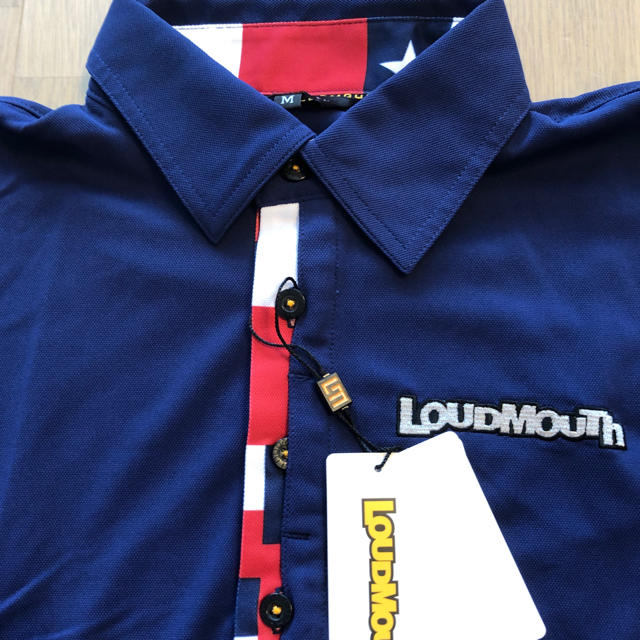 Loudmouth(ラウドマウス)の週末限定値下げ！新品 ラウドマウス   オシャレポロシャツ スポーツ/アウトドアのゴルフ(ウエア)の商品写真