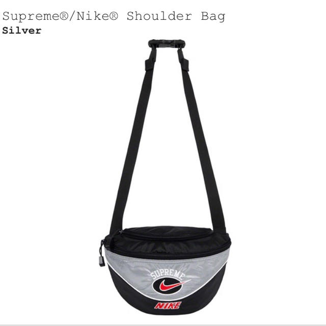 メンズSupreme Nike Shoulder Bag シルバー