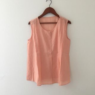 トゥモローランド(TOMORROWLAND)の美品♡BALLSEY ボールジー  コットンシルクブラウス /38 ピンク系(シャツ/ブラウス(半袖/袖なし))