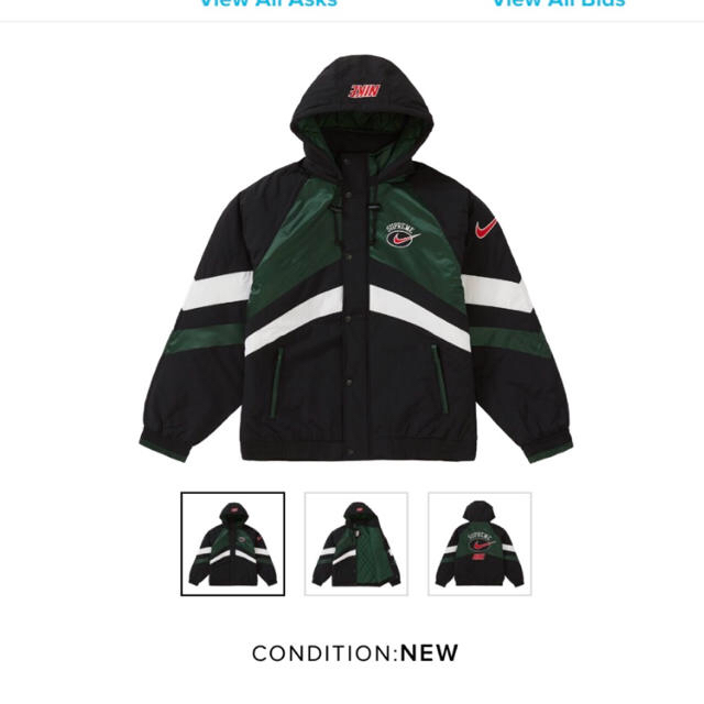 Supreme(シュプリーム)のsupreme hooded sports jacket メンズのジャケット/アウター(ブルゾン)の商品写真
