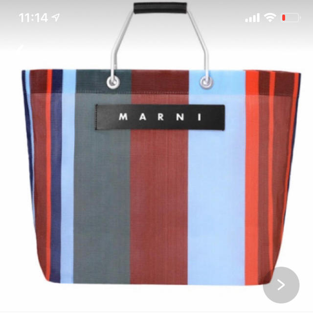 Marni - 【新品】marni マルニフラワーカフェストライプバックの通販 by Pucci｜マルニならラクマ