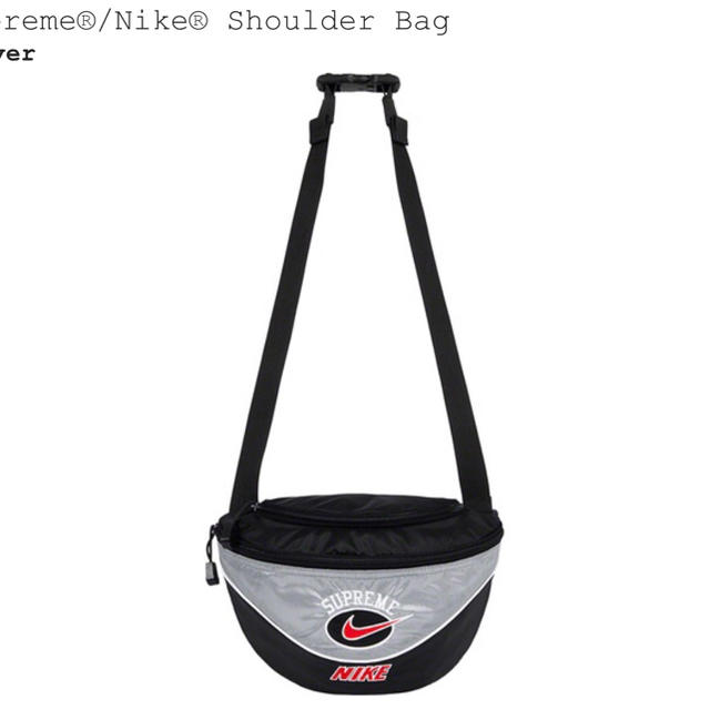 Supreme®/Nike® Shoulder Bag   シルバーショルダーバッグ