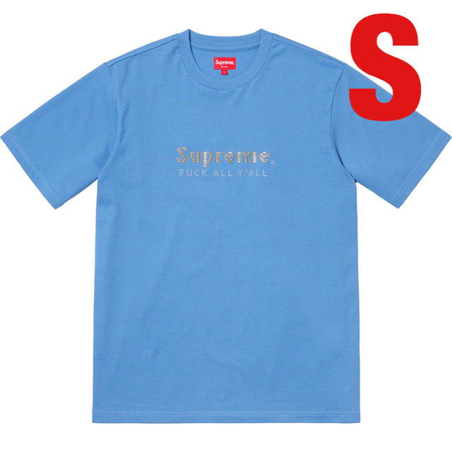 Supreme(シュプリーム)のSupreme old Bars Tee Columbia Blue Sサイズ メンズのトップス(Tシャツ/カットソー(半袖/袖なし))の商品写真
