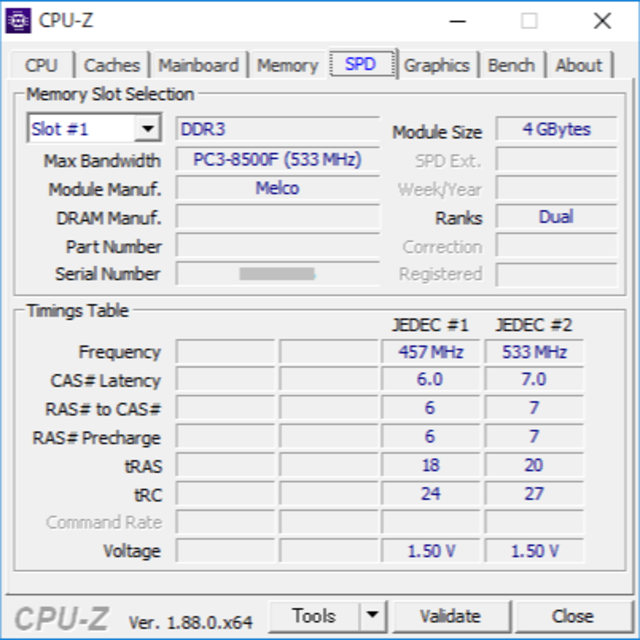 Buffalo(バッファロー)のBUFFALO DDR3-1066 8GB 4GBx2 ノートパソコン用メモリ スマホ/家電/カメラのPC/タブレット(PCパーツ)の商品写真