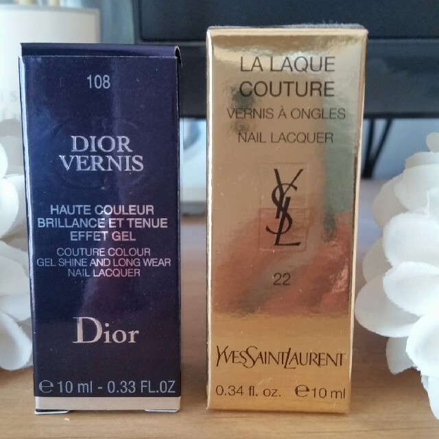 Dior(ディオール)の❇👧💅Dior & ｲｳﾞｻﾝﾛｰﾗﾝ  ﾏﾆｷｭｱ２点ｾｯﾄ👧💅❇ コスメ/美容のネイル(マニキュア)の商品写真