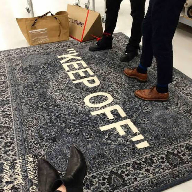 IKEA virgil abloh keep off ラグマット 新品