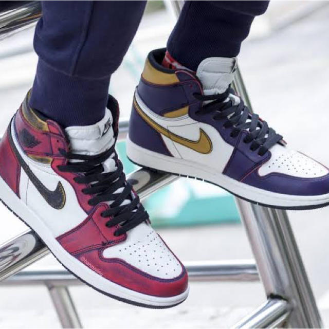 NIKE(ナイキ)の28.5cm ☆ nike sb air  jordan 1 lakers メンズの靴/シューズ(スニーカー)の商品写真