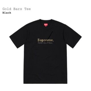 シュプリーム(Supreme)のSupreme Gold Bars Tee ブラック L(Tシャツ/カットソー(半袖/袖なし))