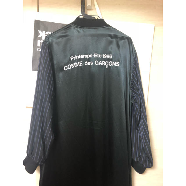 BLACK COMME des GARCONS(ブラックコムデギャルソン)の【あき様専用】COMME des GARÇONSスタッフコート レディースのジャケット/アウター(ロングコート)の商品写真