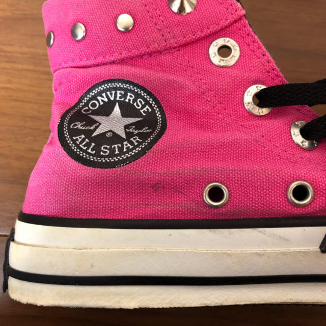 CONVERSE(コンバース)のコンバース 23.5cm オールスター ハイカット ピンク converse レディースの靴/シューズ(スニーカー)の商品写真