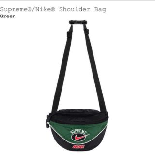 シュプリーム(Supreme)のNike Shoulder Bag 緑 グリーン supreme (ショルダーバッグ)