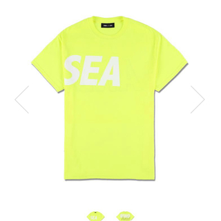 ロンハーマン(Ron Herman)のwind and sea tee Tシャツ イエロー S(Tシャツ/カットソー(半袖/袖なし))