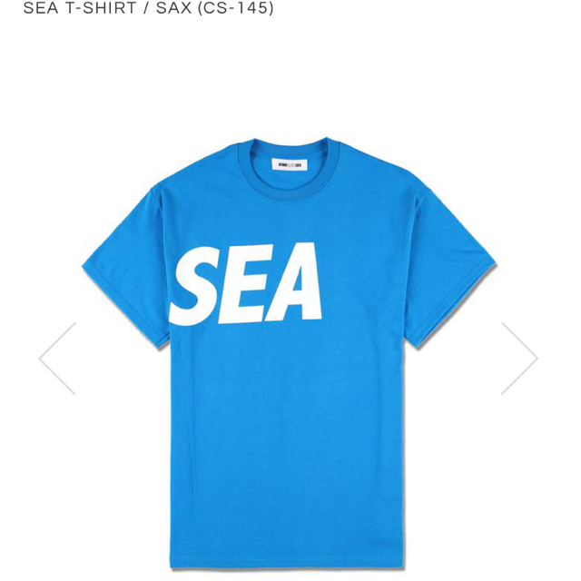 wind and sea tee Tシャツ ブルー S