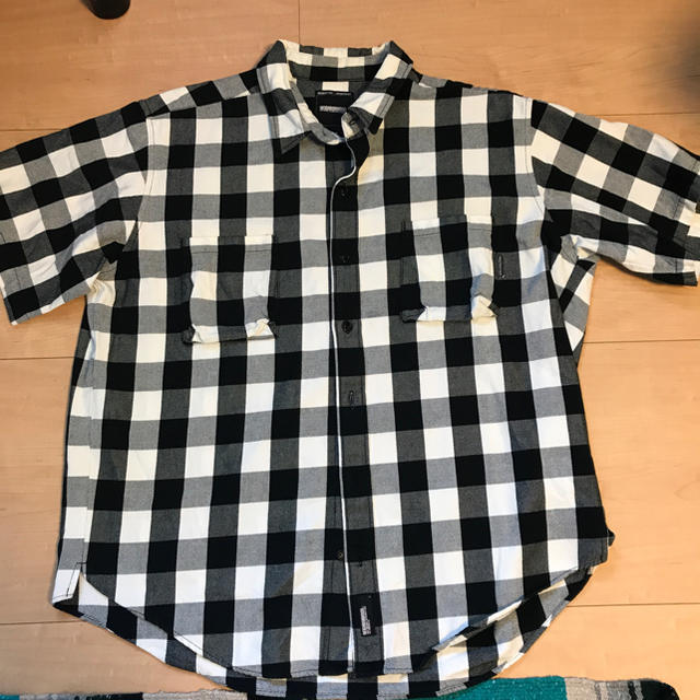 NEIGHBORHOOD(ネイバーフッド)のネイバー ブロックチェック半袖シャツ サイズM メンズのトップス(Tシャツ/カットソー(半袖/袖なし))の商品写真