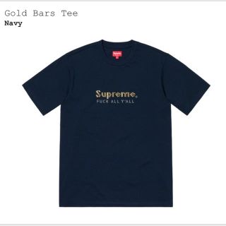 シュプリーム(Supreme)のLサイズ Supreme Gold Bars Tee ゴールド バーズ Tシャツ(Tシャツ/カットソー(半袖/袖なし))