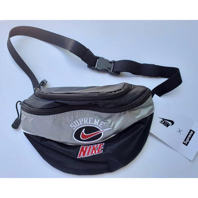 Supreme Nike Shoulder Bag 19ss Silver