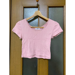エヴリス(EVRIS)のEVRIS ピンク Tシャツ(Tシャツ(半袖/袖なし))