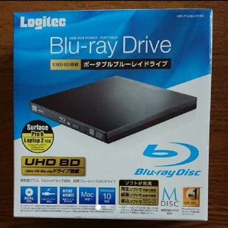 保証書付 ロジテック Logitec ポータブル DVD ブルーレイ ドライブ(PC周辺機器)