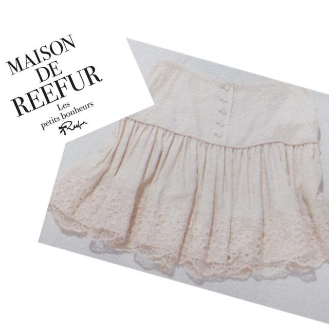 Maison de Reefur(メゾンドリーファー)のリーファーカットワーク レース スカート レディースのスカート(ミニスカート)の商品写真