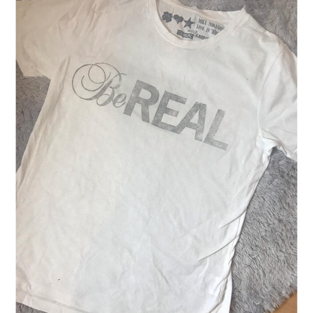 中島美嘉 2013 LIVE IS“REAL"2013 Tシャツ エンタメ/ホビーのタレントグッズ(ミュージシャン)の商品写真