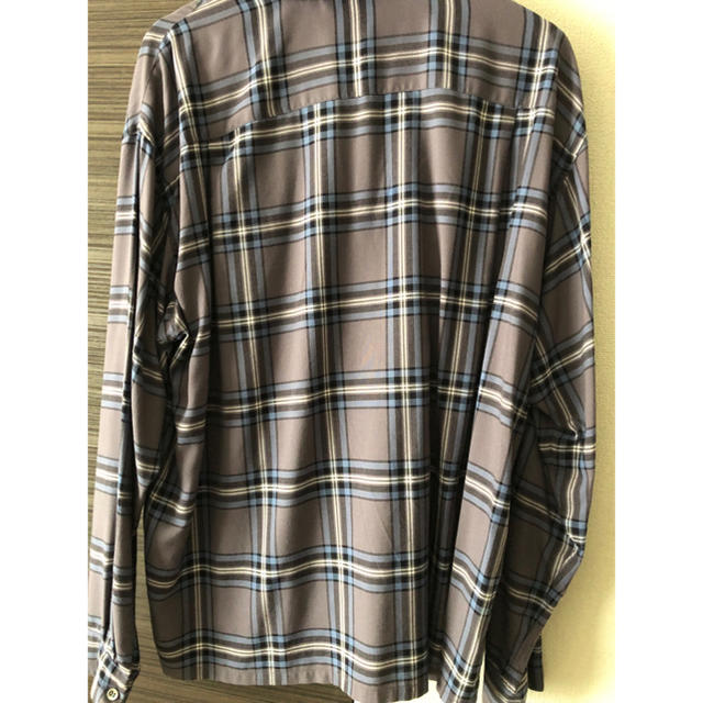 UNUSED 18AW rayon check shirt 2 アンユーズド