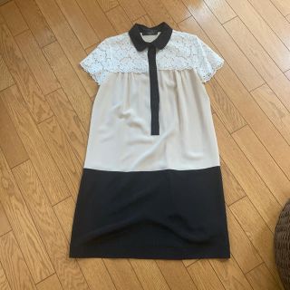 マックスマーラ(Max Mara)のＭaxＭara  38  未使用  シルク58(ひざ丈ワンピース)