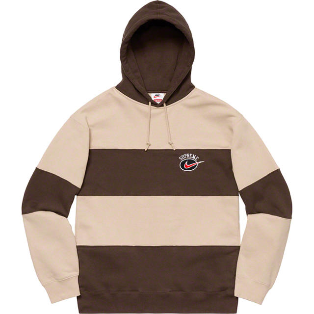 Supreme Nike Stripe Hooded Sweatshirt