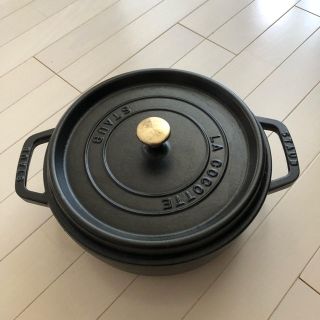 ストウブ(STAUB)のM様専用 ストウブ シャロー ラウンド ホーロー鍋(鍋/フライパン)