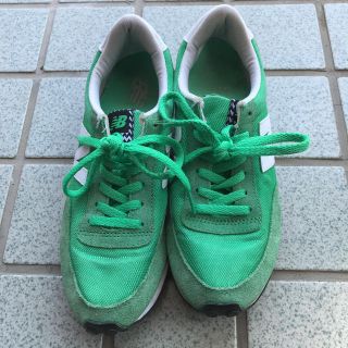 ニューバランス(New Balance)のニューバランス かわいいスニーカー 410 レディース 24cm グリーン   (スニーカー)