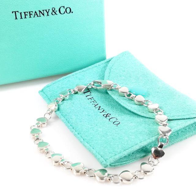 Tiffany & Co. - 美品 ティファニー パフ ハート シルバー ブレス UI63の通販 by URINA's shop｜ティファニーならラクマ