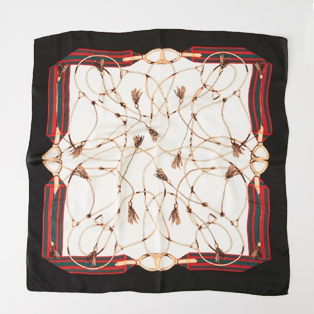 rienda(リエンダ)のvintage chain motif scarf レディースのファッション小物(バンダナ/スカーフ)の商品写真