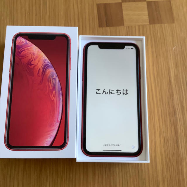 Apple(アップル)のiPhone XR 64GB レッド 美品 SIMフリーkiofero様専用 スマホ/家電/カメラのスマートフォン/携帯電話(スマートフォン本体)の商品写真