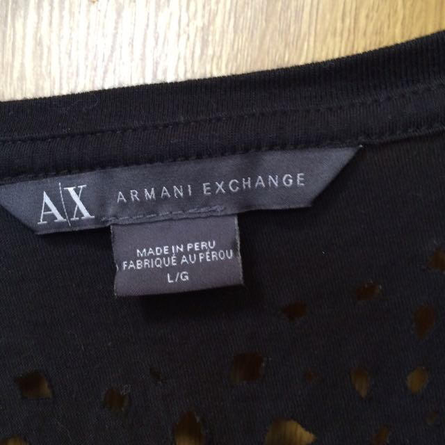 ARMANI EXCHANGE(アルマーニエクスチェンジ)の最終価格333円(•̤̀ᵕ•̤́๑) レディースのトップス(Tシャツ(半袖/袖なし))の商品写真