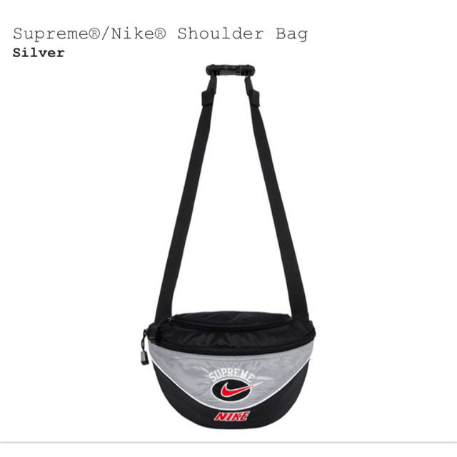 Supreme Nike  Shoulder Bag シルバー