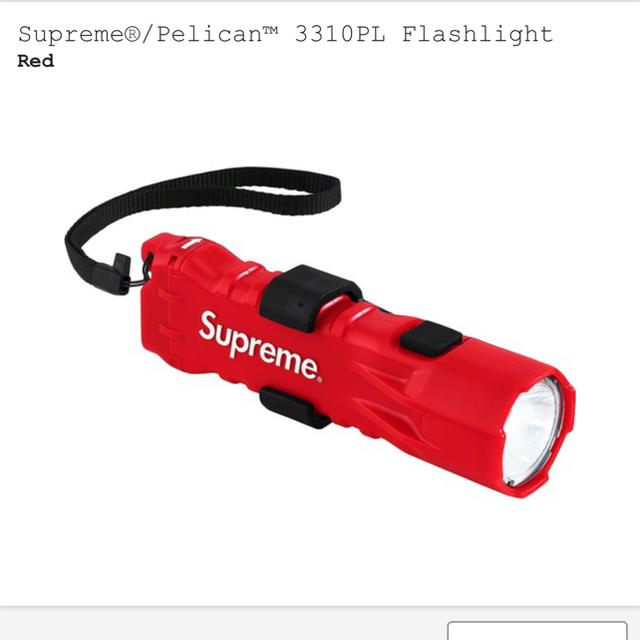 supreme pelican flashlight 新品 赤
