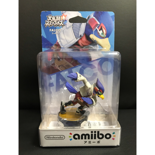 任天堂(ニンテンドウ)の【まさと様専用】amiibo ファルコ (大乱闘スマッシュブラザーズシリーズ) エンタメ/ホビーのフィギュア(ゲームキャラクター)の商品写真